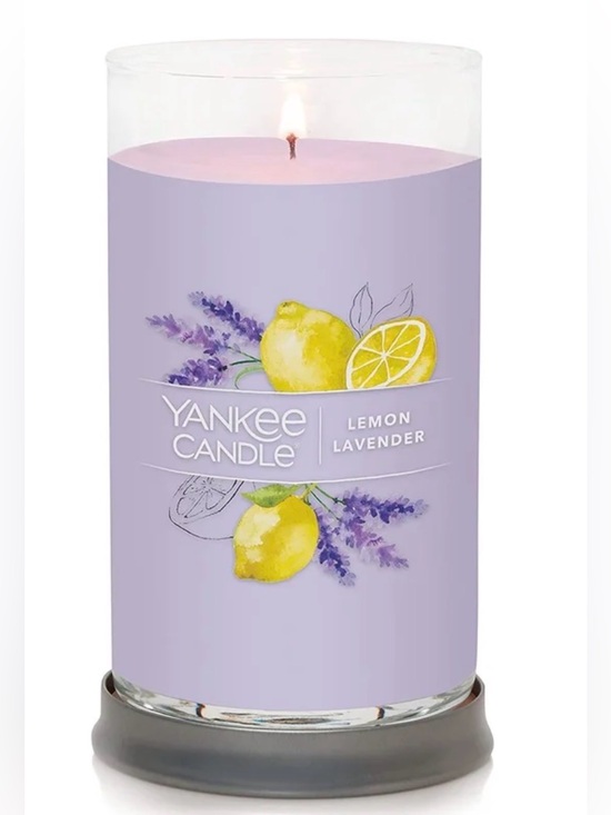 Yankee Candle Other - Yankee Candle Lemon Lavender Medium Pillar Candle